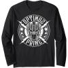 imageTransformers Optimus Prime Vintage Rock Lightning Logo Long Sleeve TShirtBlack