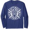 imageTransformers Optimus Prime Vintage Rock Lightning Logo Long Sleeve TShirtNavy Blue
