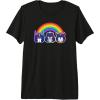 imageTransformers Pride Rainbow Faces Premium TriBlend TShirtBlack