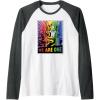 imageTransformers Pride Rainbow Optimus Prime We are One Raglan Baseball TeeDark Heather GreyWhite