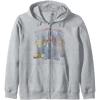 imageTransformers Retro Distressed Kanji Autobots Group Poster Zip HoodieHeather Grey