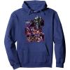 imageTransformers War For Cybertron Decepticon Panels Pullover HoodieNavy Blue