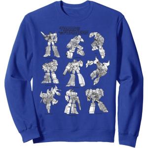 imageTransformers Autobots Textbook Sketches Stack SweatshirtRoyal Blue