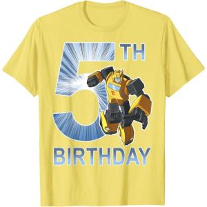 imageTransformers Bumblebee 5th Birthday Vintage TShirt SmallLemon Yellow