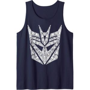 imageTransformers Decepticons Detailed Logo Tank TopNavy Blue