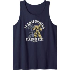 imageTransformers Graduation Class Of 2021 Roll Out Tank TopNavy Blue