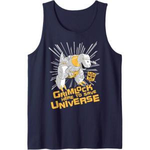 imageTransformers Grimlock Here To Save Universe Retro Vintage Tank TopNavy Blue