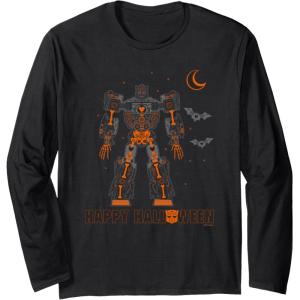 imageTransformers Halloween Optimus Prime RoboBones Long Sleeve TShirtBlack