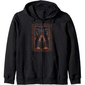 imageTransformers Halloween Optimus Prime Skeleton Box Zip HoodieBlack