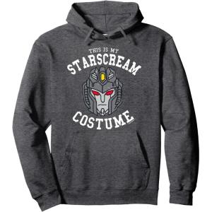 imageTransformers Halloween This Is My Starscream Costume Pullover HoodieDark Heather Grey