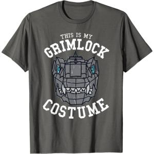 imageTransformers Halloween This is My Grimlock Costume TShirtAsphalt Grey