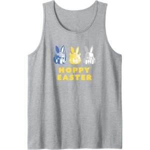 imageTransformers Hoppy Easter Group Bunny Line Up Tank TopHeather Grey