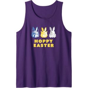 imageTransformers Hoppy Easter Group Bunny Line Up Tank TopPurple