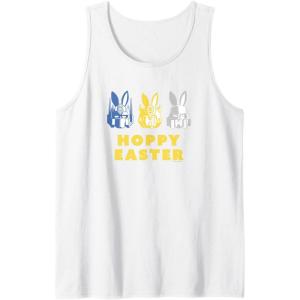 imageTransformers Hoppy Easter Group Bunny Line Up Tank TopWhite