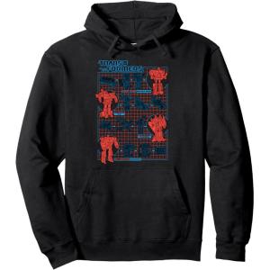 imageTransformers How To Transform Schematic Pullover HoodieBlack