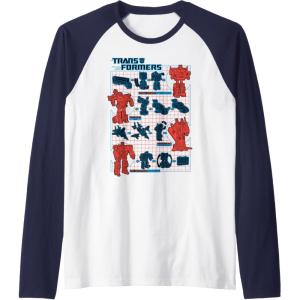 imageTransformers How To Transform Schematic Raglan Baseball TeeNavy BlueWhite