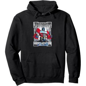 imageTransformers Optimus Prime Autobots Never Give Up Pullover HoodieBlack