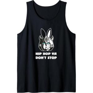 imageTransformers Optimus Prime Bunny Ears Easter Hip Hop Tank TopBlack