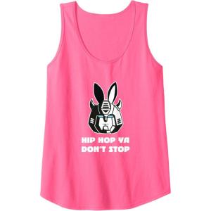 imageTransformers Optimus Prime Bunny Ears Easter Hip Hop Tank TopNeon Pink
