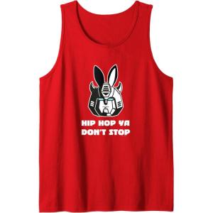 imageTransformers Optimus Prime Bunny Ears Easter Hip Hop Tank TopRed