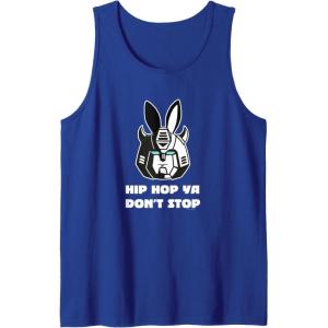 imageTransformers Optimus Prime Bunny Ears Easter Hip Hop Tank TopRoyal Blue
