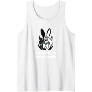 imageTransformers Optimus Prime Bunny Ears Easter Hip Hop Tank TopWhite