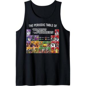 imageTransformers Retro Autobots Periodic Table Of Transformers Tank TopBlack