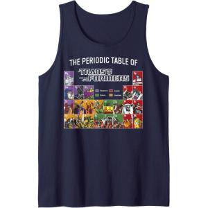 imageTransformers Retro Autobots Periodic Table Of Transformers Tank TopNavy Blue