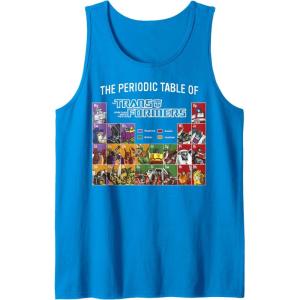 imageTransformers Retro Autobots Periodic Table Of Transformers Tank TopSapphire Blue