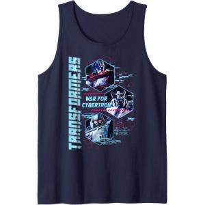 imageTransformers War For Cybertron Hexagon Portraits Tank TopNavy Blue
