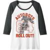 imageTransformers Autobots Roll Out 84 Vintage Collegiate Raglan Baseball TeeDark Heather GreyWhite