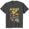 imageTransformers Bumblebee Vintage Metalfest Rock N Roll Tour TShirtDark Heather Grey
