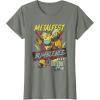 imageTransformers Bumblebee Vintage Metalfest Rock N Roll Tour TShirtOlive Heather