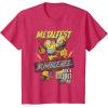 imageTransformers Bumblebee Vintage Metalfest Rock N Roll Tour TShirtRed Heather