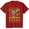 imageTransformers Christmas Bumblebee Ugly Sweater TShirtCranberry Red