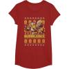 imageTransformers Christmas Bumblebee Ugly Sweater TShirtCranberry Red