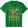 imageTransformers Christmas Bumblebee Ugly Sweater TShirtKelly Green