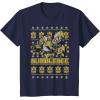 imageTransformers Christmas Bumblebee Ugly Sweater TShirtNavy Blue