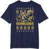 imageTransformers Christmas Bumblebee Ugly Sweater TShirtNavy Blue