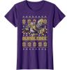 imageTransformers Christmas Bumblebee Ugly Sweater TShirtPurple