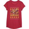 imageTransformers Christmas Bumblebee Ugly Sweater TShirtRed Heather