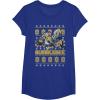 imageTransformers Christmas Bumblebee Ugly Sweater TShirtRoyal Blue