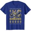 imageTransformers Christmas Bumblebee Ugly Sweater TShirtRoyal Blue