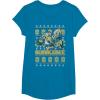 imageTransformers Christmas Bumblebee Ugly Sweater TShirtSapphire Blue