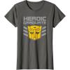 imageTransformers Optimus Prime Graduation TShirt  UnisexAdults amp Kids  Black  Short Sleeve  Classic Fit  Cotton amp Polyester  SmallAsphalt Grey