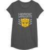 imageTransformers Optimus Prime Graduation TShirt  UnisexAdults amp Kids  Black  Short Sleeve  Classic Fit  Cotton amp Polyester  SmallAsphalt Grey
