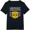 imageTransformers Optimus Prime Graduation TShirt  UnisexAdults amp Kids  Black  Short Sleeve  Classic Fit  Cotton amp Polyester  SmallBlack