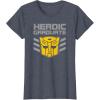 imageTransformers Optimus Prime Graduation TShirt  UnisexAdults amp Kids  Black  Short Sleeve  Classic Fit  Cotton amp Polyester  SmallHeather Blue