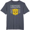 imageTransformers Optimus Prime Graduation TShirt  UnisexAdults amp Kids  Black  Short Sleeve  Classic Fit  Cotton amp Polyester  SmallHeather Blue