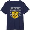 imageTransformers Optimus Prime Graduation TShirt  UnisexAdults amp Kids  Black  Short Sleeve  Classic Fit  Cotton amp Polyester  SmallNavy Blue